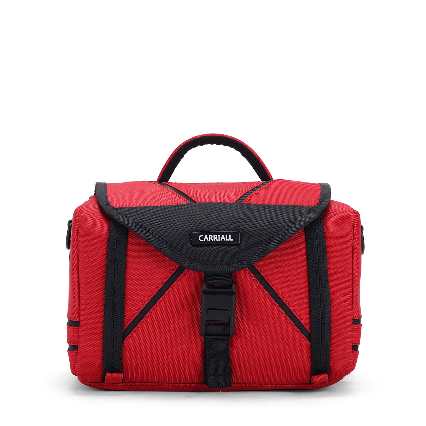 Carriall Zento - The Kids Meal Bag Red & Black Lunch Bag For Kids Boys & Girls (Red & Black)