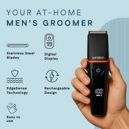 Groom Lite | Multi-Groomer with 4 Heads, 7 Combs Attachments & Travel Lock | Winston at Broadway