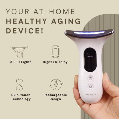 Skin Lift Device | 4 Skin Modes | 3 LED Light Therapy | Winston at Broadway