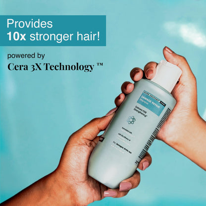 Damage Repair Shampoo for Dry & Brittle Hair | 10X Hair Strengthening- 250 ml | Pack of 3