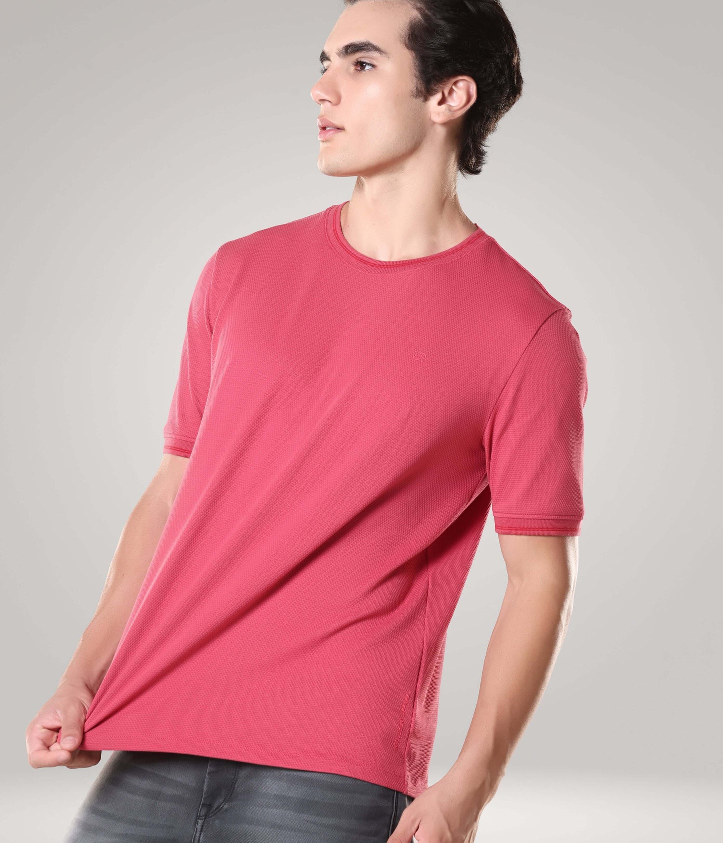 Crew Neck Tshirt |Cool Tech + UV Protectant + Anti Odour  REGALPINK