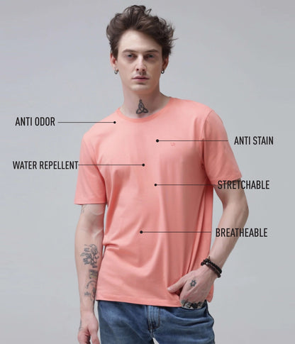 Crew Neck Tshirt | Anti Stain Anti Odor Water Repellent-SUNSETSPICE