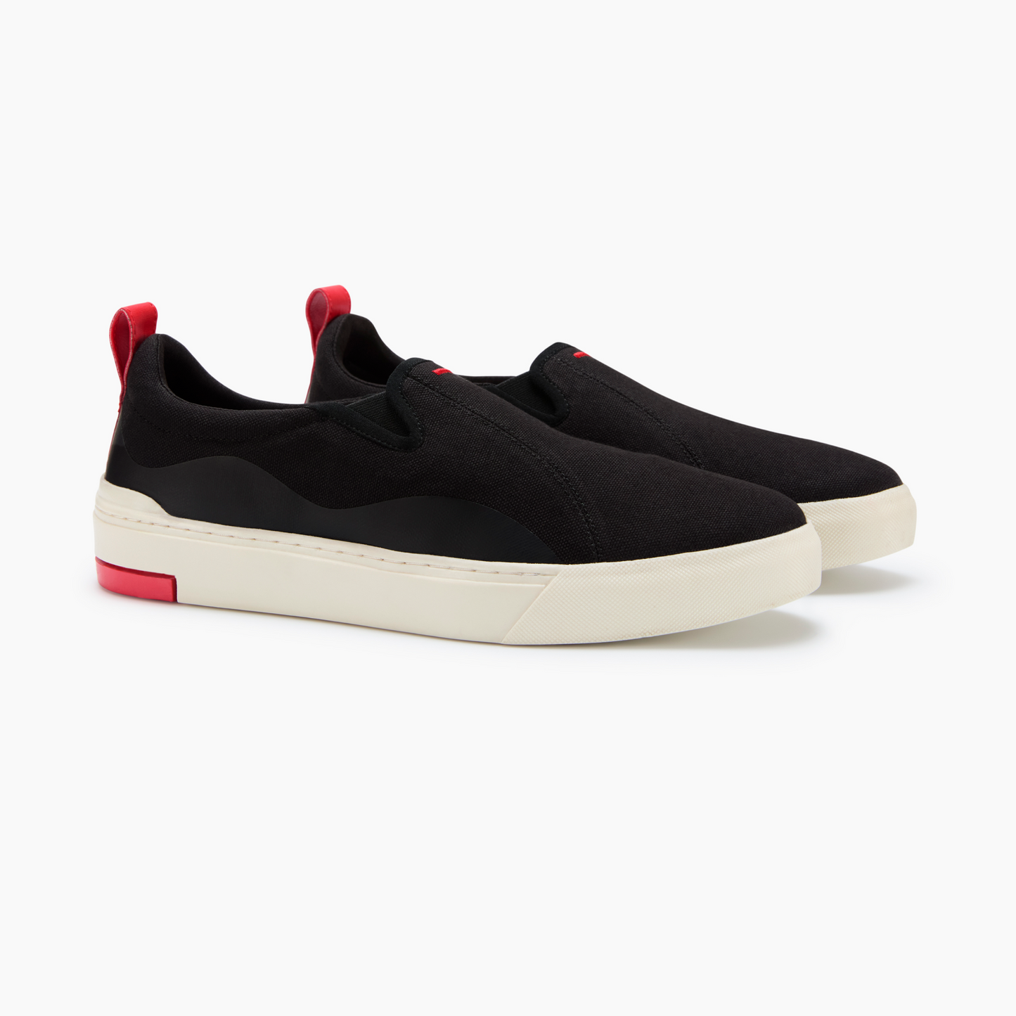 Enhanced Canvas Slip On Orca Black
