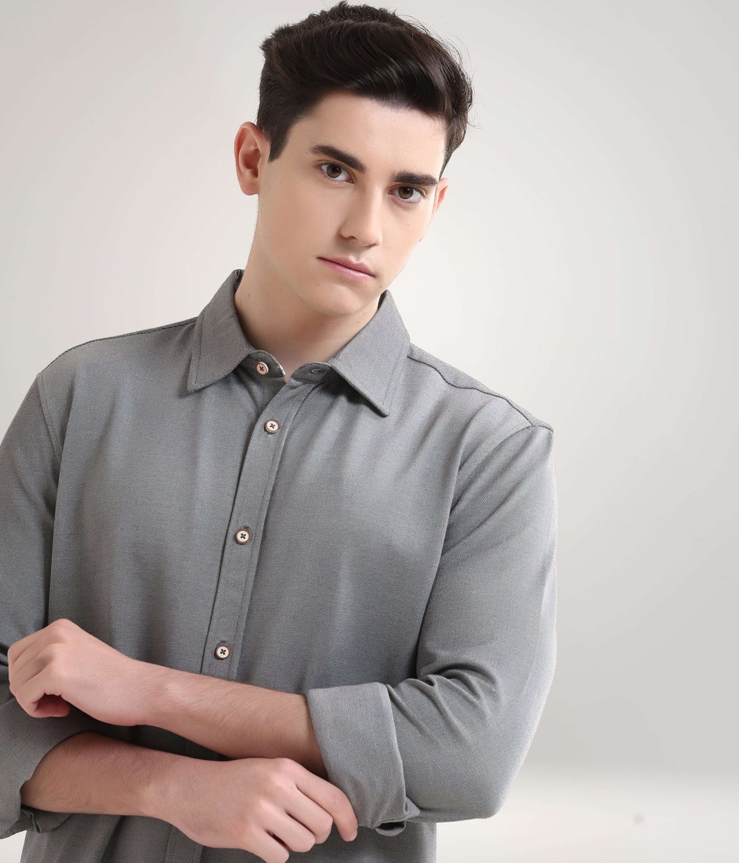 Shirt | Anti Stain Anti Odor Water Repellent   STORMYCHARCOAL