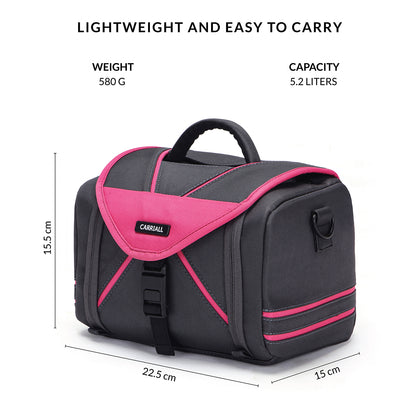 Carriall Zento - The Kids Meal Bag Grey & Pink Lunch Bag For Kids Boys & Girls (Grey & Pink)