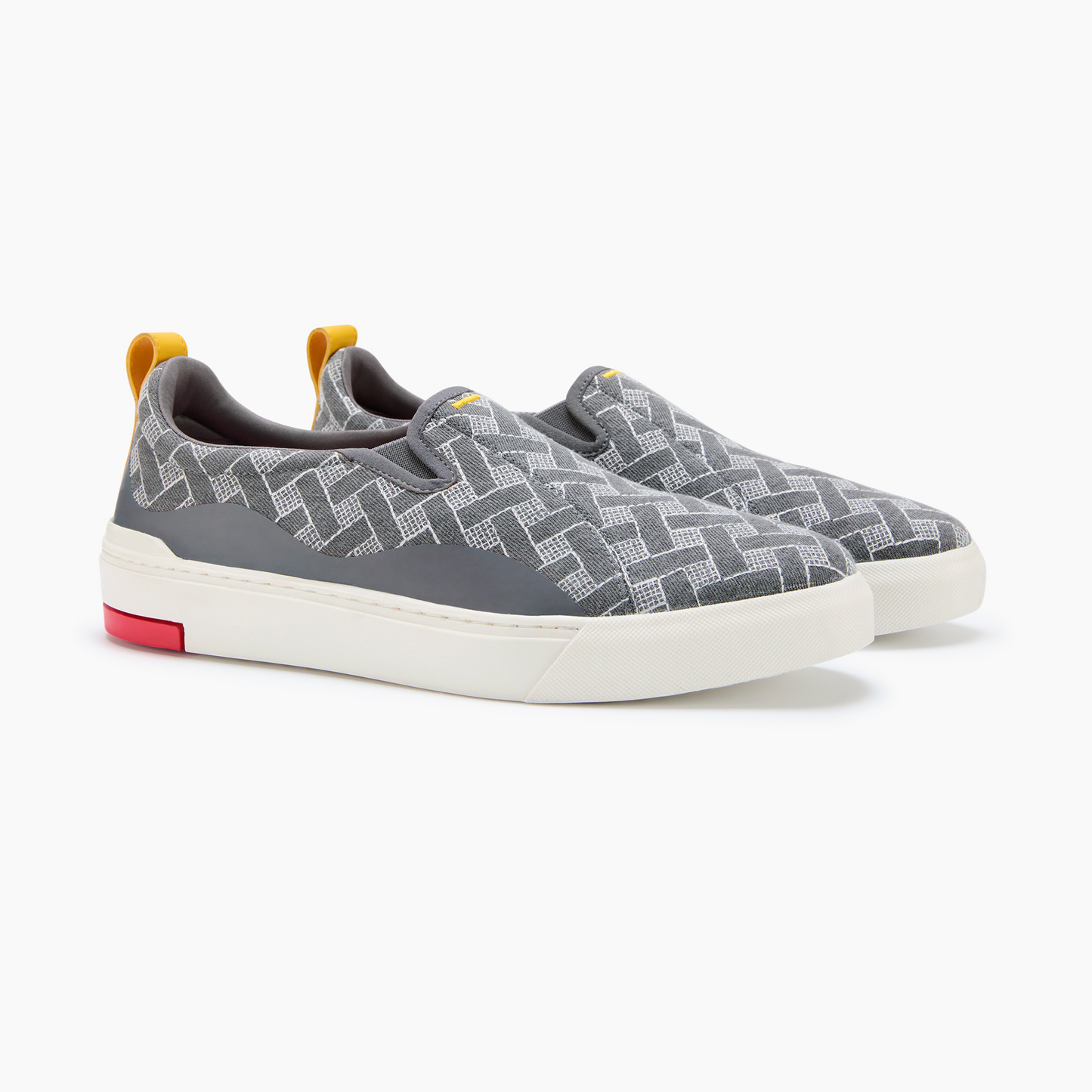 Enhanced Canvas Slip On Piscator Grey