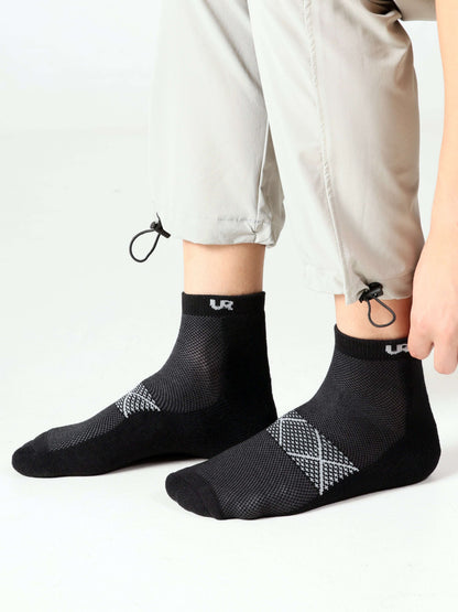 TRAVEL FRESH PRO 7 Days No Smell Socks |Cool Tech + UV Protectant + Anti Odour