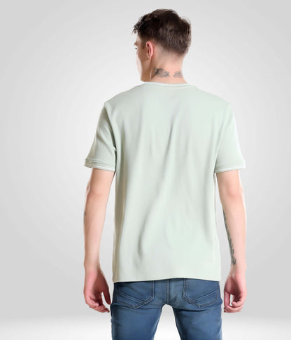 Crew Neck Tshirt |Cool Tech + UV Protectant + Anti Odour  SERENELIGHTGREEN