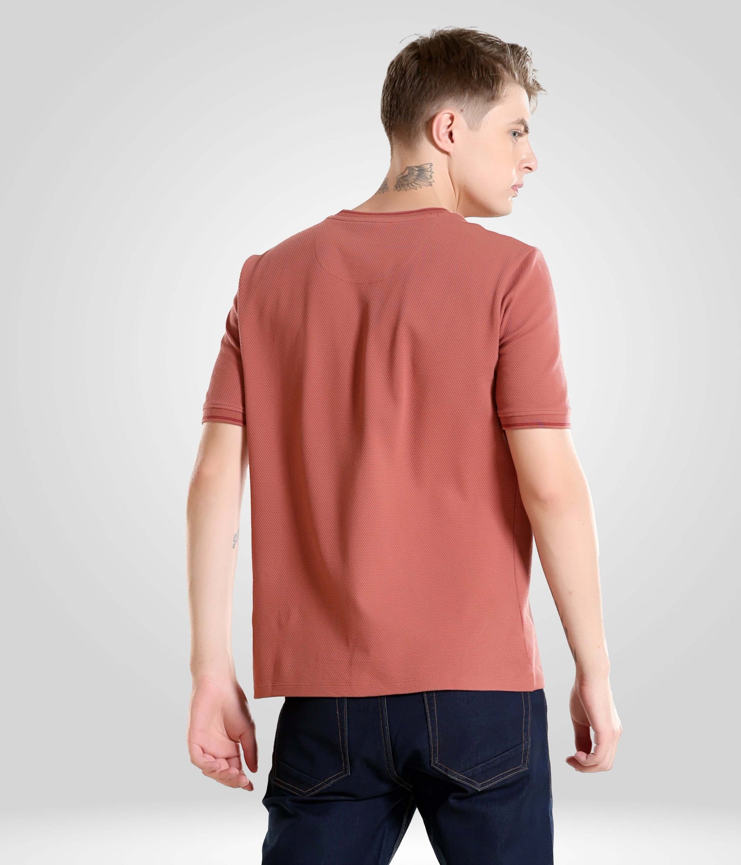 Crew Neck Tshirt |Cool Tech + UV Protectant + Anti Odour  VIVIDBRICK
