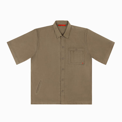 Circuit Shirt Brown | Ludic at Broadway
