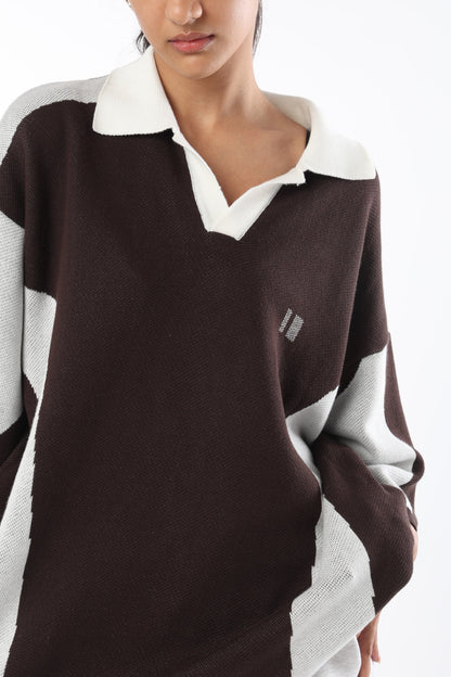 Mocha Knit Polo