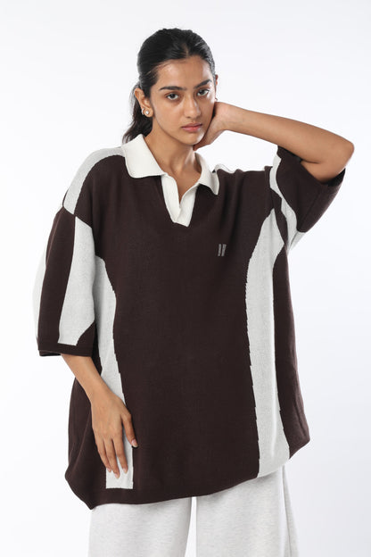 Mocha Knit Polo