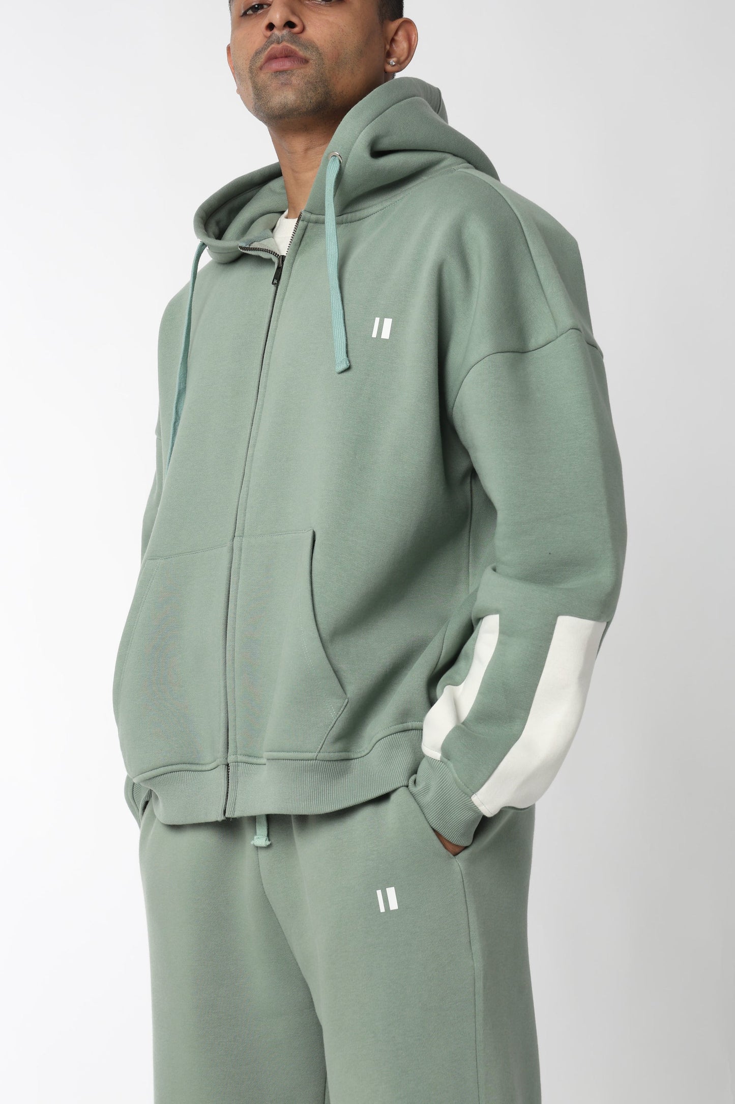 Sea Green Everyday Zipper Hoodie