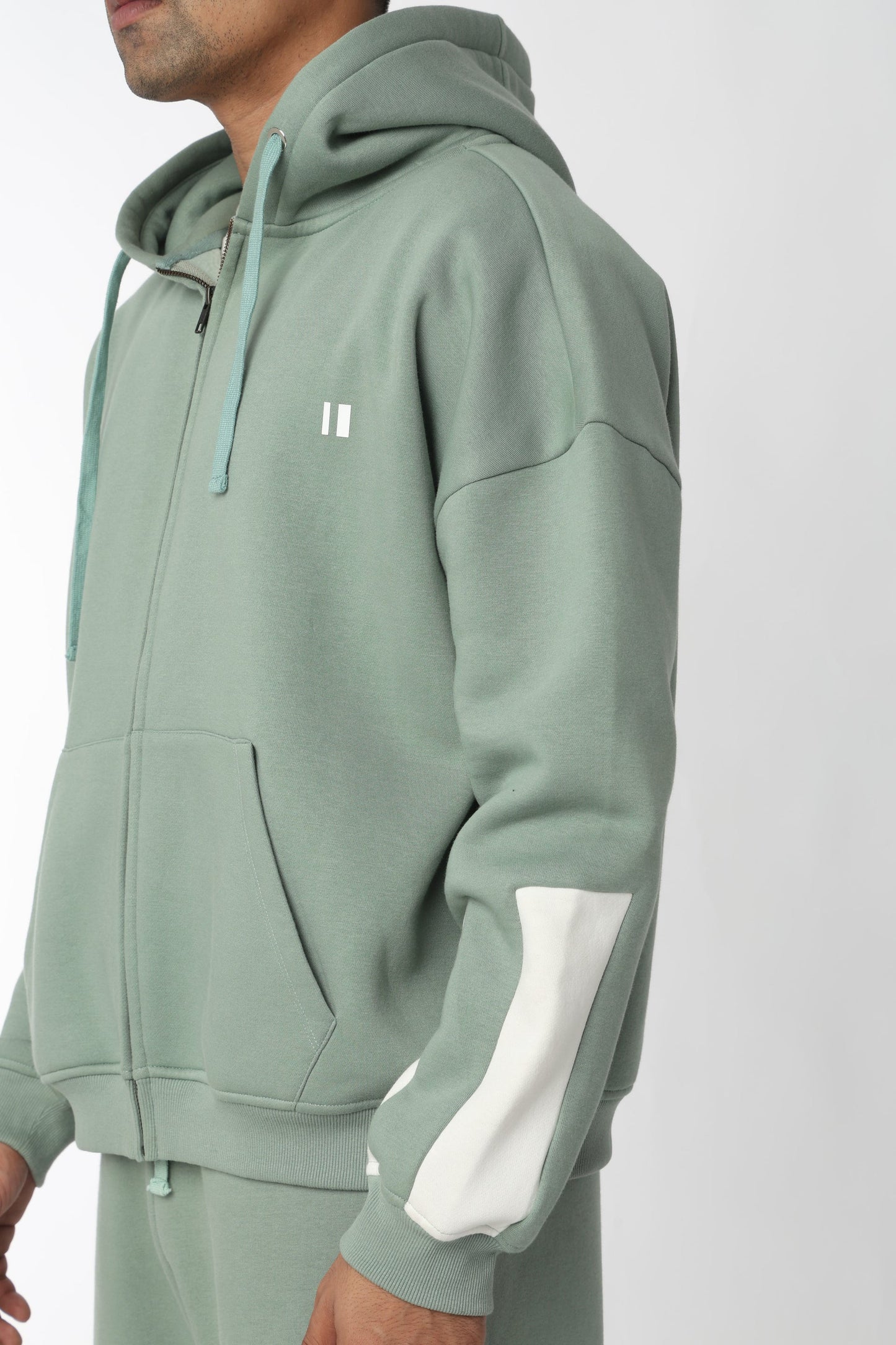 Sea Green Everyday Zipper Hoodie