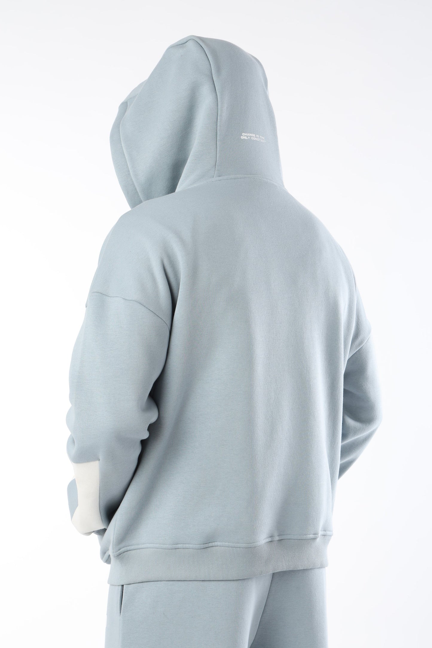 Pastel Blue Everyday Zipper Hoodie