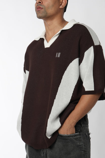 Mocha Knit Polo