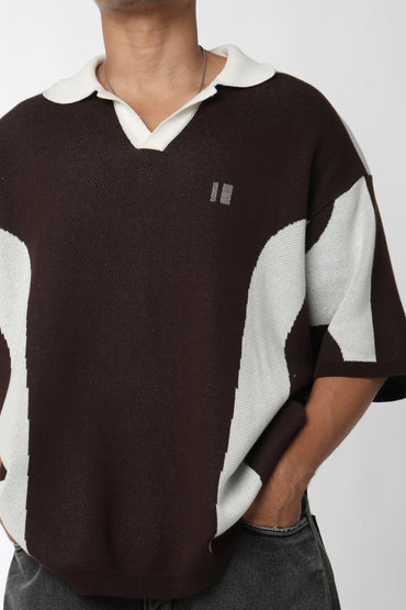 Mocha Knit Polo