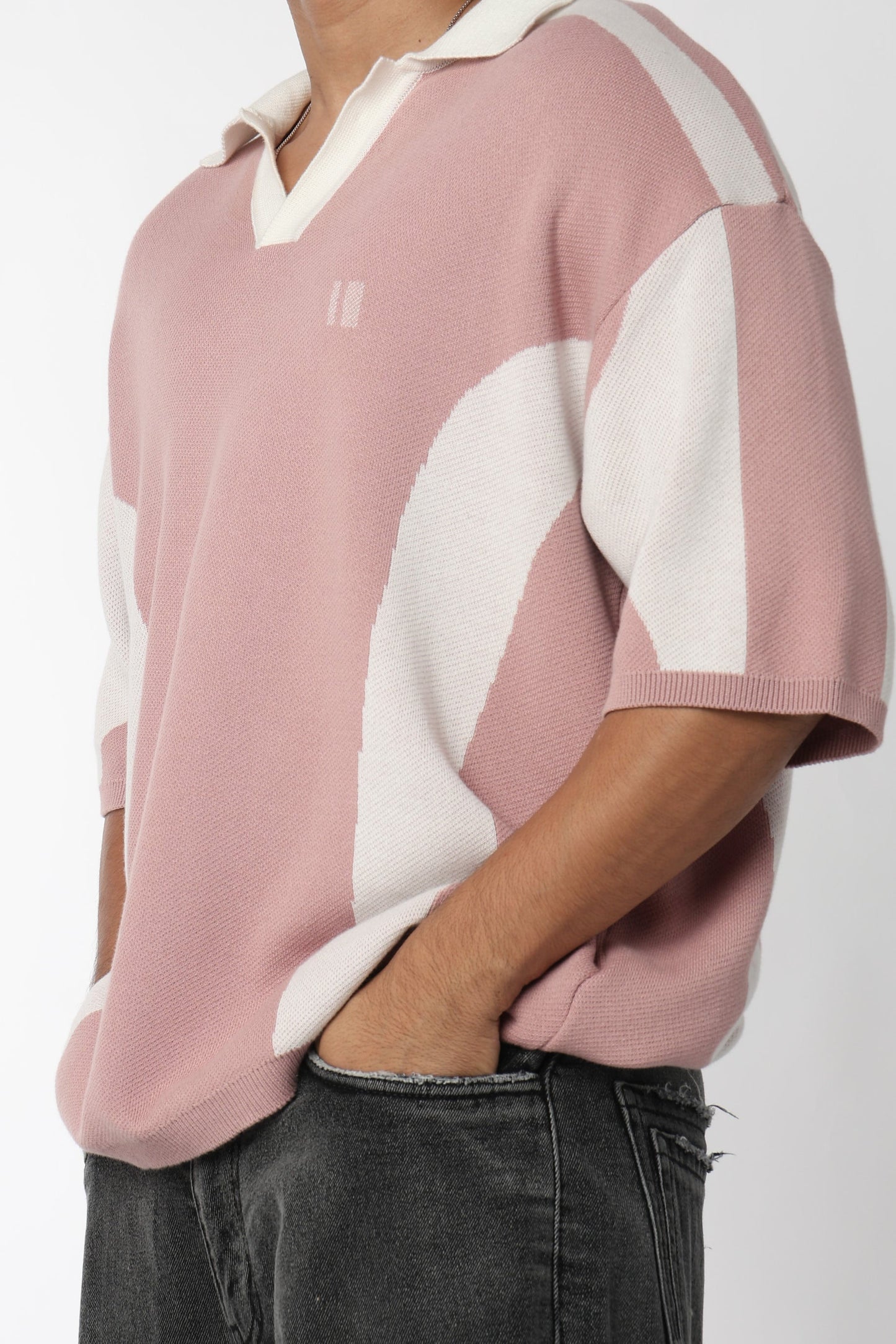 Mauve Knit Polo