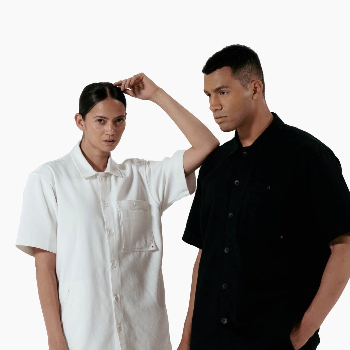 Circuit Shirt White | Ludic at Broadway