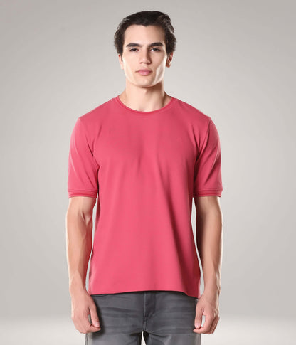 Crew Neck Tshirt |Cool Tech + UV Protectant + Anti Odour  REGALPINK