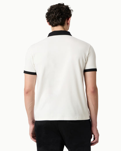 Imperial Zipper Polo White