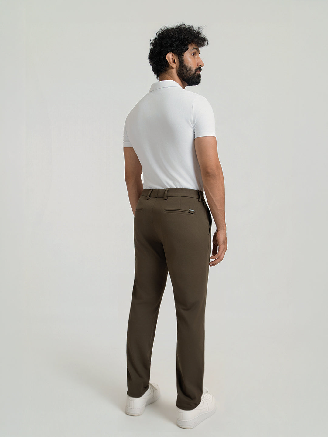 Highland Olive Slim Fit Lightweight Power Stretch Pants