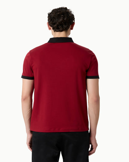 Imperial Zipper Polo Crimson