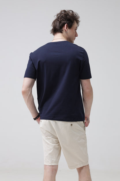 Crew Neck Tshirt | Anti Stain Anti Odor Water Repellent-BLUEMIST
