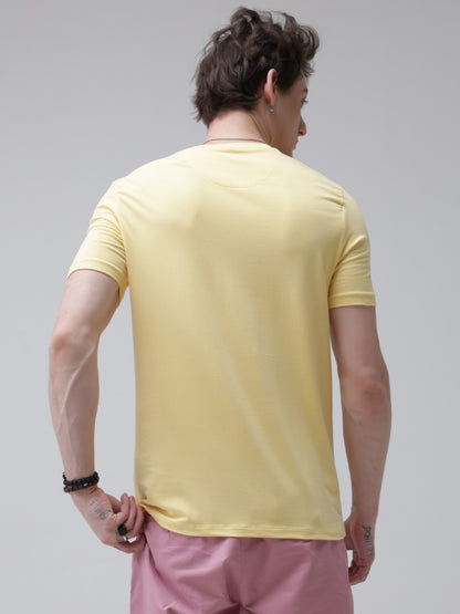 Crew Neck Tshirt | Anti Stain Anti Odor Water Repellent-AMBER