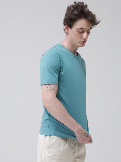 Crew Neck Tshirt | Anti Stain Anti Odor Water Repellent-PORCELAIN
