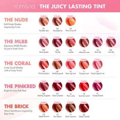 Rom&nd Juicy Lasting Tint Original Series [NEW]