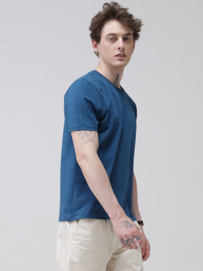Crew Neck Tshirt | Anti Stain Anti Odor Water Repellent-SEABLUE