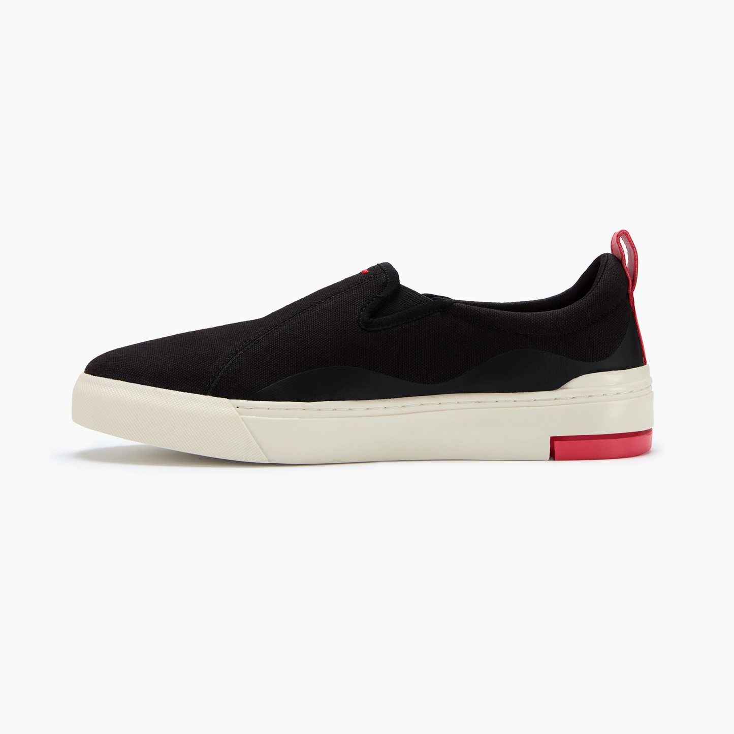Enhanced Canvas Slip On Orca Black