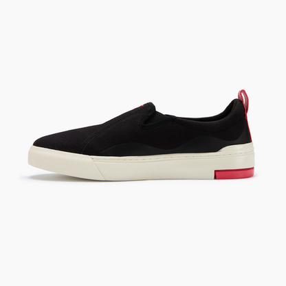 Enhanced Canvas Slip On Orca Black