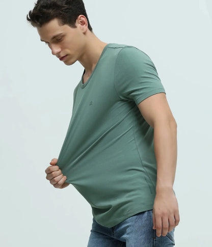 Crew Neck Tshirt | Anti Stain Anti Odor Water Repellent-SIMPLEGREEN