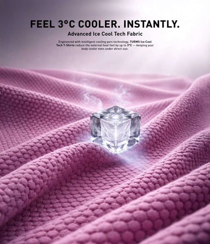 Crew Neck Tshirt |Cool Tech + UV Protectant + Anti Odour  DUSTYROSE