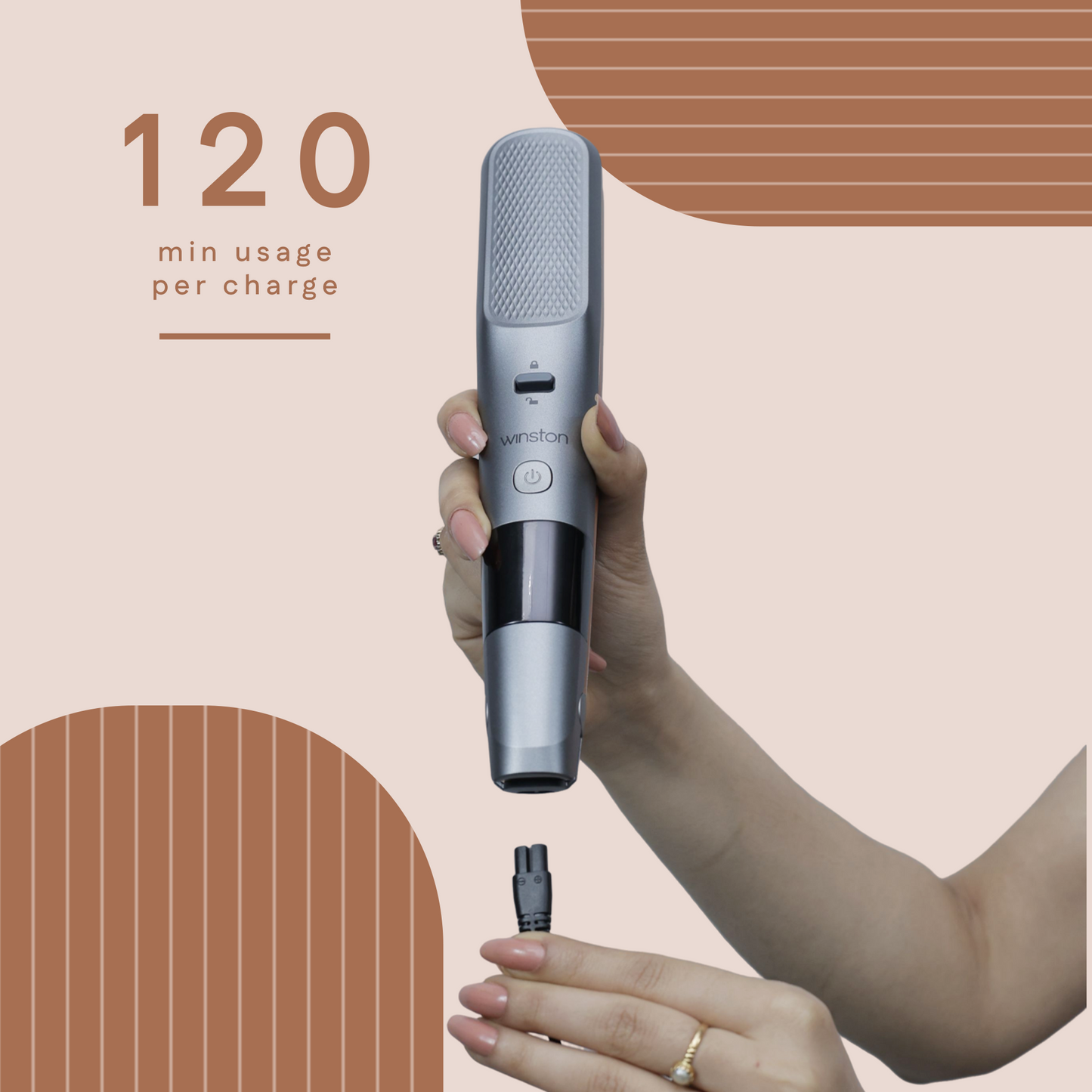 Split End Trimmer | Rechargeable, Two-Way Motor to Trim Damaged Hair | Winston at Broadway