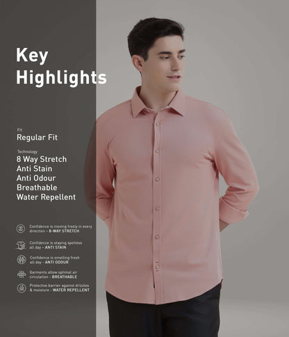 Shirt | Anti Stain Anti Odor Water Repellent   RUSTICORANGE
