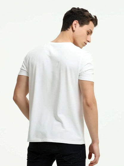 Crew Neck Tshirt | Anti Stain Anti Odor Water Repellent-FROSTWHITE
