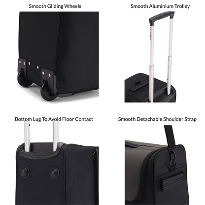 Carriall City Duffle (Black)Travel Bag 38.6 L