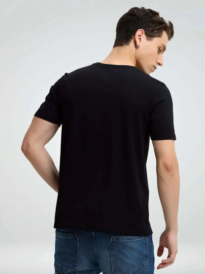 Crew Neck Tshirt | Anti Stain Anti Odor Water Repellent-BLACKPEARL
