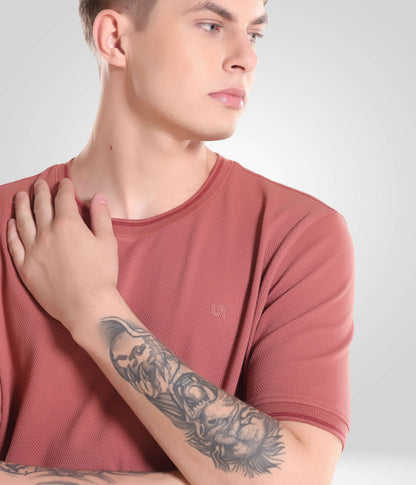 Crew Neck Tshirt |Cool Tech + UV Protectant + Anti Odour  VIVIDBRICK