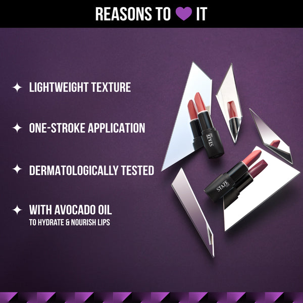 Staze Love Tri-Angle 3 In 1 Lipstick | Staze at Broadway