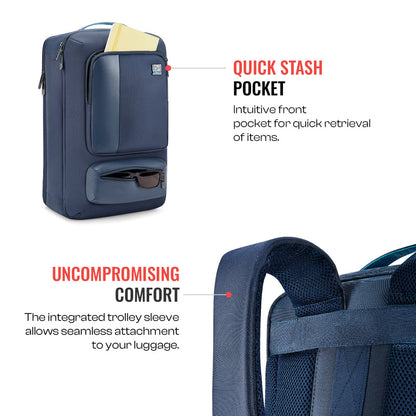 Harbor Overnighter -Blue-Large | Urban Jungle at Broadway