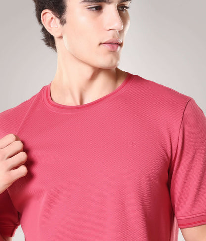 Crew Neck Tshirt |Cool Tech + UV Protectant + Anti Odour  REGALPINK