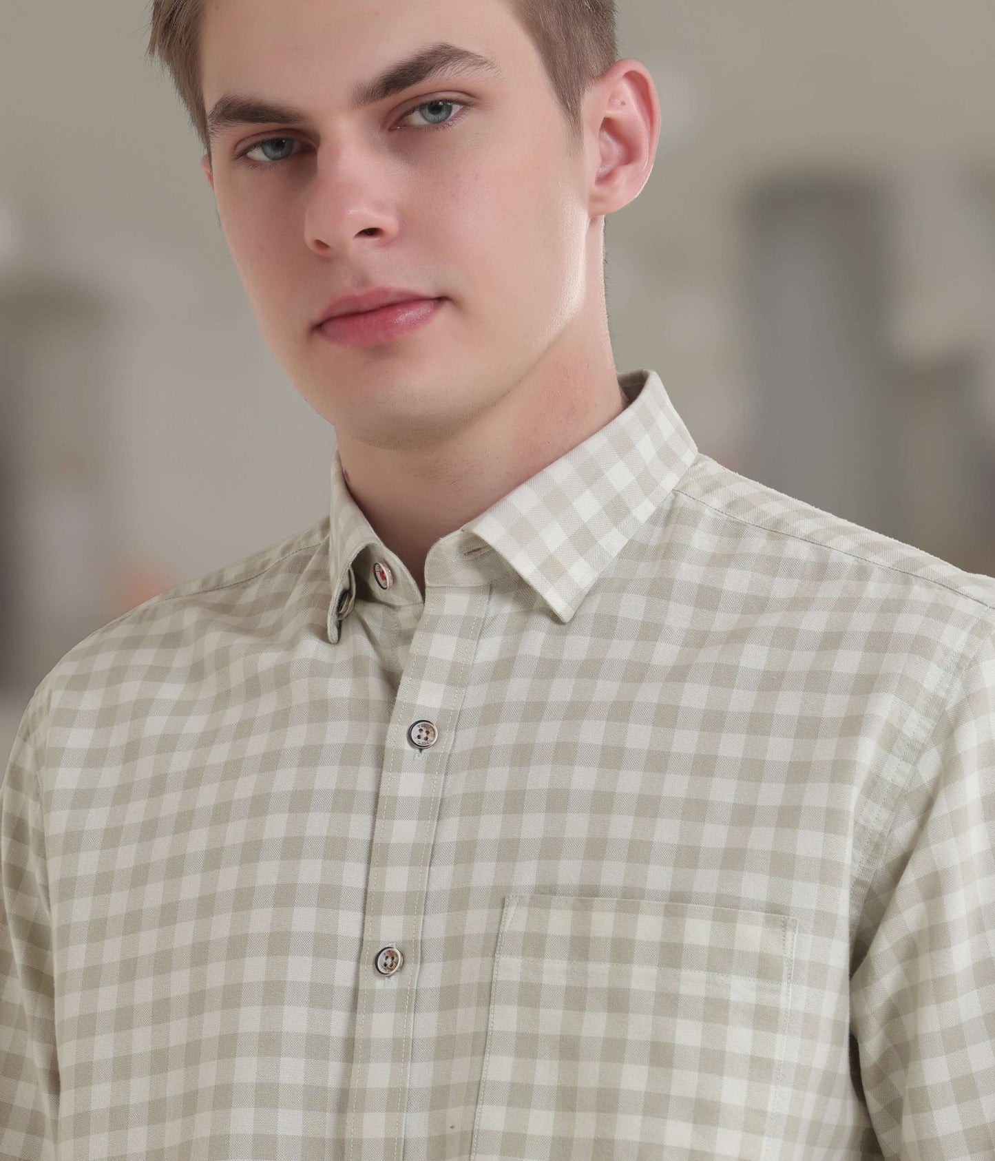 Shirt | Anti Stain Anti Odor Water Repellent   CREAMYGREEN