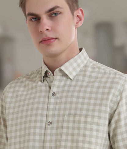 Shirt | Anti Stain Anti Odor Water Repellent   CREAMYGREEN
