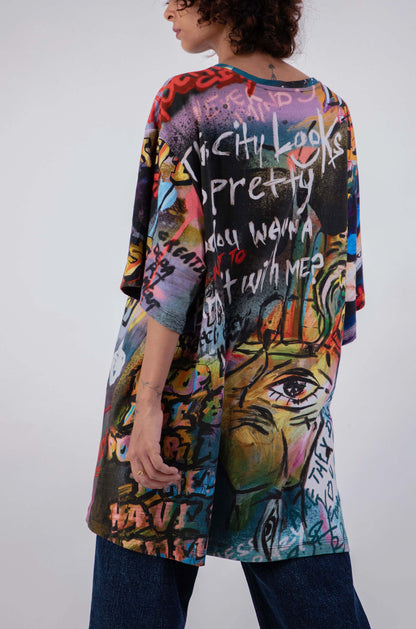 Huemn City' Graffiti T-Shirt | Huemn at Broadway