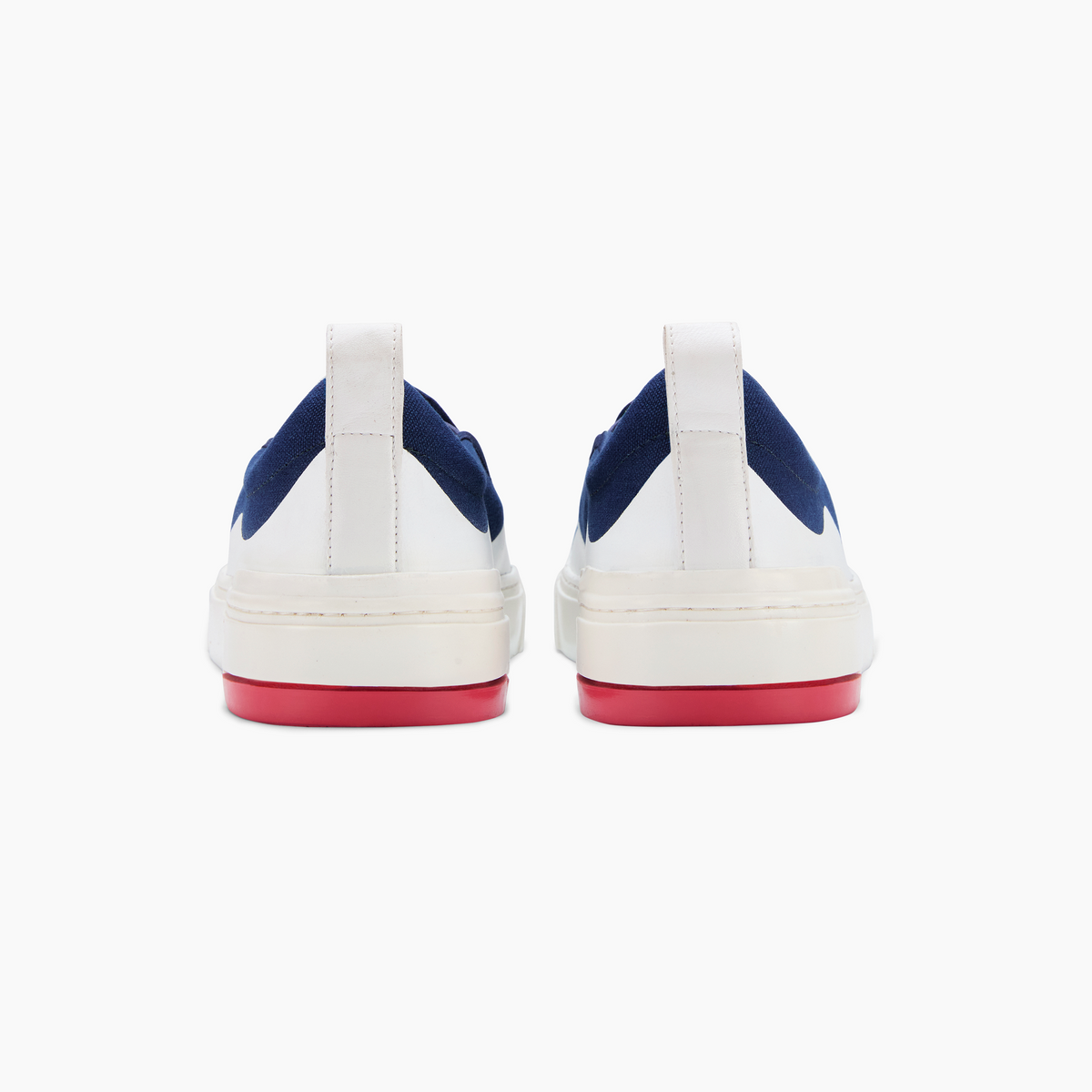 Enhanced Canvas Slip On Wavey Blue