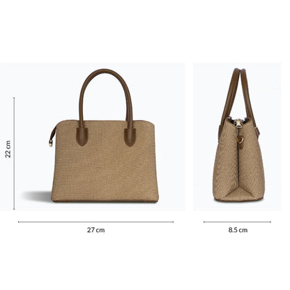 Carriall Ireen Women's Vegan Leather Handbag for women & girls (Brown)